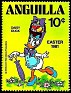 Anguilla 1981 Walt Disney 10 ¢ Multicolor Scott 440. Anguilla 1981 Scott 440 Walt Disney Easter Daisy Duck. Uploaded by susofe